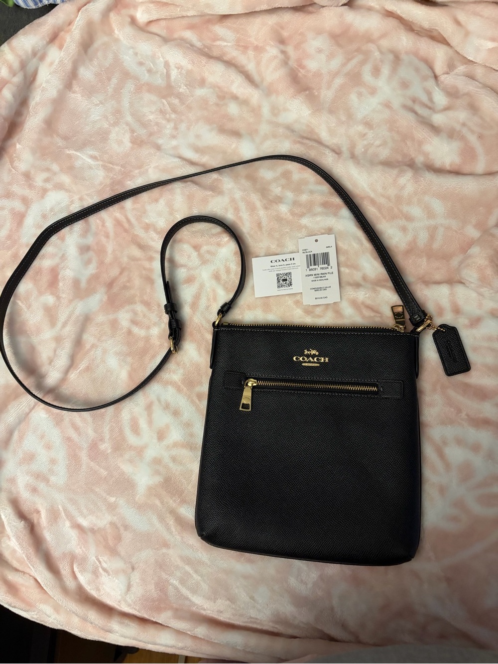 Coach Rowan File Crossbody with Gold Hardware
